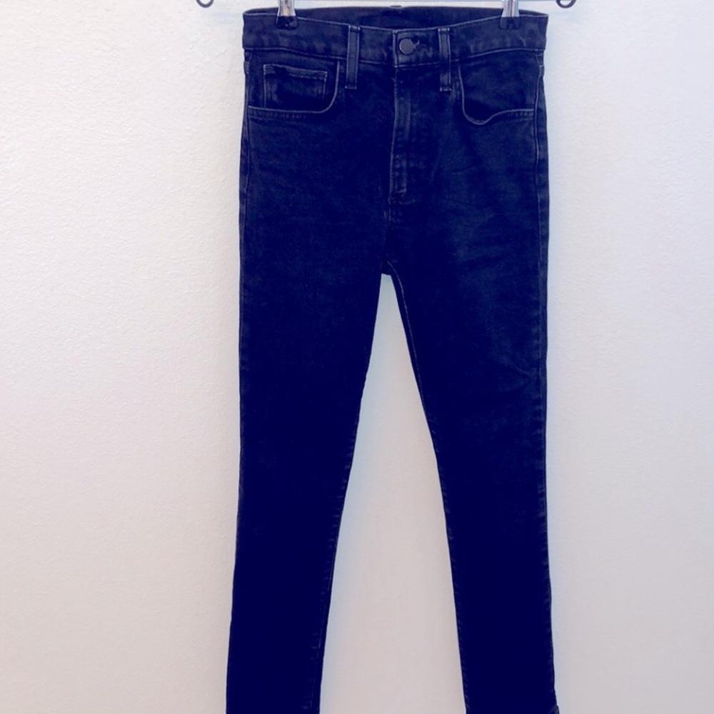 The Luna Joe's Jeans High Rise Cigarette Ankle Black W25 EUC